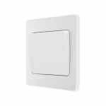 BG - British General Evolve PCDCL12WW IP20 20A 16AX Wide Rocker Light Switch 1G 2 Way Pearlescent White