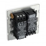 BG - British General Evolve PCDCL82W Single Trailing Edge Dimmer Switch 2 Way Puss On/ Off 2G Pearlescent White BG - British General Evolve PCDCL82W Single Trailing Edge Dimmer Switch 2 Way Puss On/ Off 2G Pearlescent White