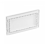 BG - British General Evolve PCDCL95W Double Blank Plate Pearlescent White