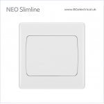 BRITISH GENERAL - BG Neo Slimline Wide Rocker 20A/16AX 2Way 1Gang PCWH12W HK dst BRITISH GENERAL - BG Neo Slimline Wide Rocker 20A/16AX 2Way 1Gang PCWH12W HK dst