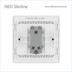 BRITISH GENERAL - BG Neo Slimline Wide Rocker 20A/16AX 2Way 1Gang PCWH12W HK dst BRITISH GENERAL - BG Neo Slimline Wide Rocker 20A/16AX 2Way 1Gang PCWH12W HK dst