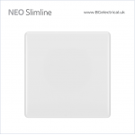 BRITISH GENERAL - BG Neo Slimline Blank Plate PCWH94 HK dst BRITISH GENERAL - BG Neo Slimline Blank Plate PCWH94 HK dst