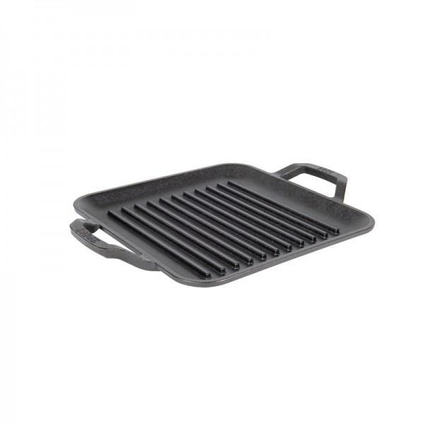 LODGE - Chef Collection 11" Cast Iron Square Grill Pan LC11SGPINT