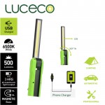 LUCECO - 300° Tilt 5W LED Multipurpose Lighting. Environmental Protection Rechargeable Mobile Power. LIL50T65
