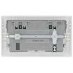 Nexus Moulded Double Switched 13A Power Socket / USB Cherger USB A x2 & C x1 White 822UAAC15