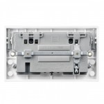 Nexus Moulded Double Switched 13A Power Socket / USB Cherger USB A & C White   822UAC