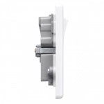 Nexus Moulded Double Switched 13A Power Socket / USB Cherger USB A & C White   822UAC