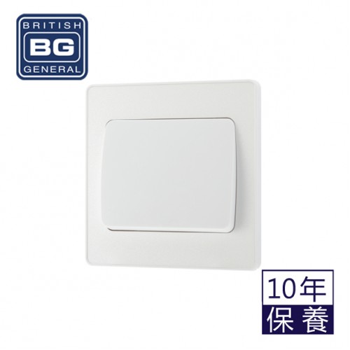 BG - British General Evolve PCDCL13WW 20A 16AX Wide Rocker Intermediate Light Switch 1G Pearlescent White