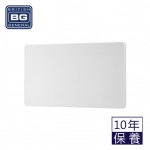 BG - British General Evolve PCDCL95W Double Blank Plate Pearlescent White