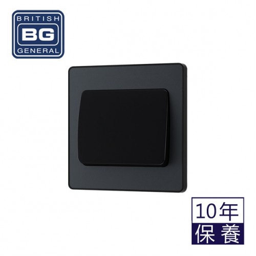 BG - British General Evolve PCDMG13WB 20A 16AX Wide Rocker Intermediate Light Switch 1G Matt Grey