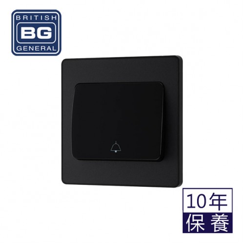 BG - British General Evolve PCDMG14WB 10A Wide Rocker Switch Press Bell Matt Grey