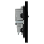 BG - British General Evolve PCDMG21B IP20 13A Socket with Switched 1G Matt Grey