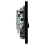 BG - British General Evolve PCDMG52B IP20 Switched With Fused/ LED/ Removable Wiring Hole 1G Matt Grey