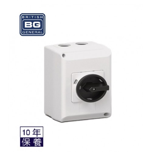 British General (BG) Rotary Isolator IP65 2 Pole/ Metal CPRSD220M