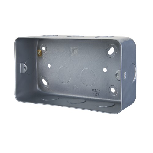 BG - British General Evolve Metal Clad MC502 Surface Mounting Box 2G