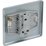 BG - British General Metal Clad MC512 IP20 20A 16AX Plate Switch 1G 2Way
