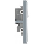 BG - British General Metal Clad MC522 IP20 13A Socket with Switch 2G 
