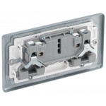 BG - British General Metal Clad MC524 IP20 13A Socket 2G 