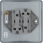 BG - British General Metal Clad MC542 IP20 20A 16AX Switch 2G 2 Way 