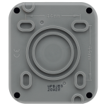 BG - WPBJBS IP55 5 Pole Terminal Block Junction Box (Square)