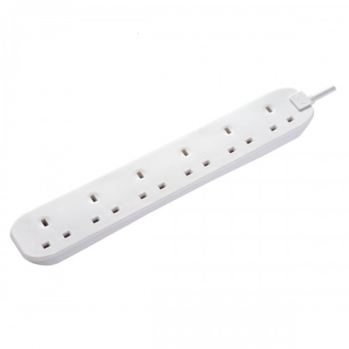 Masterplug BSG2N 6 Socket 13A Fused Extension Leads 
