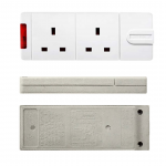 Masterplug  2-Socket 13A Rewirable Extension Socket White TN HK Excl