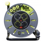 Masterplug PRO-XT OLU50134SL 50M Open Reel 4X 13A
