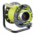 Masterplug PRO-XT OMU2513FL3IP  25+3M Reverse Open Reel with IP54 socket
