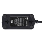 Masterplug SRGD42MB Surge Compact 4 Socket 2m Extension Lead 13A Matt Black 