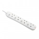 Masterplug SWC42N Individual Switched 4 Socket 13A Fused Extension Leads 