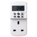 Masterplug TES7 7 Days Programmable Electronic Timer White   
