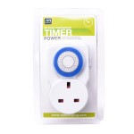 Masterplug TMS24 Daily Mechanical Segment Timer White   