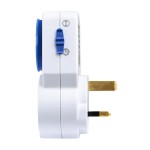 Masterplug TMS24 Daily Mechanical Segment Timer White   