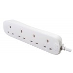Masterplug BFG2N 4 Socket 13A Fused Extension Leads 