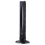 Masterplug Surge Tower 2 USB X 2.1A with 10 X13A 2m Extension Leads Black SRGU102B