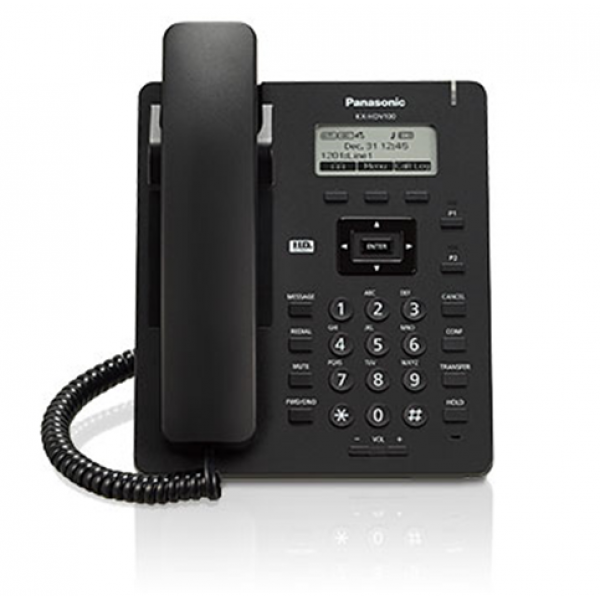 Panasonic KX-HDV130X-B Corded IP Phone Black