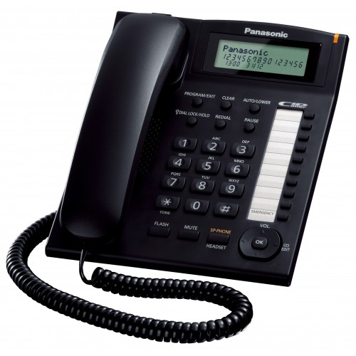Panasonic KX-TS880MXB Corded Telephone Black
