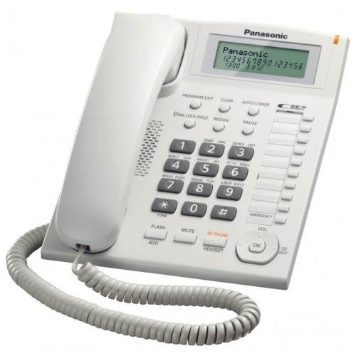 Panasonic KX-TS880MXW Corded Telephone White