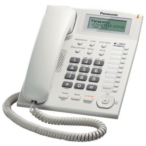 Panasonic KX-TS880MXW Corded Telephone White