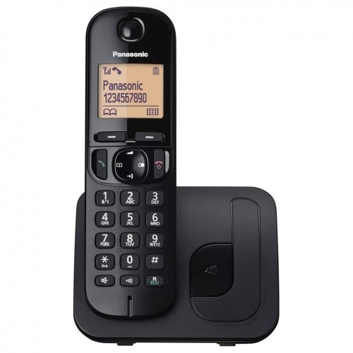 Panasonic KX-TGC210FXB Digital Cordless Phone Black