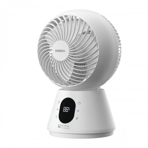 Uniden 6" DC Motor 360° Oscillation Circulator Fan Compact & Energy Efficient AF5110