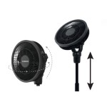 UNIDEN DC Strong Airflow-Super Quite 3D Oscillation-Energy Saving-Pedestal Fan 12in AF5120 HK Excl Gst