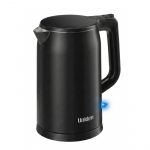 Uniden 1.7L Cordless Double Wall Stainless Steel Kettle AK5201 Black