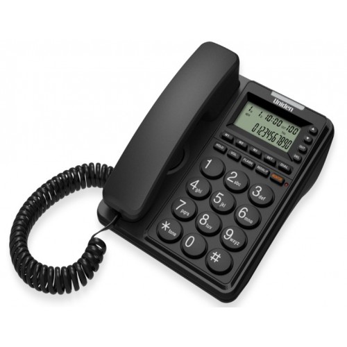 Uniden CE6409 Big Button & Big Display Speaker phone CE approval Black