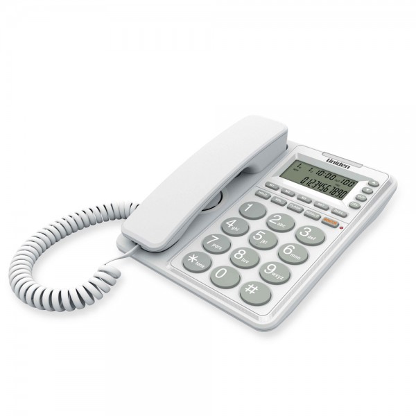 Uniden AT6408 Big Button & Big Display White    