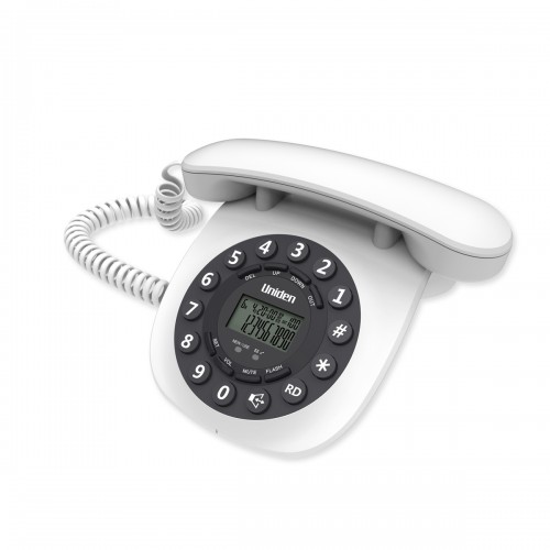 Uniden - AT8601 Retro Design-Speakerphone-White
